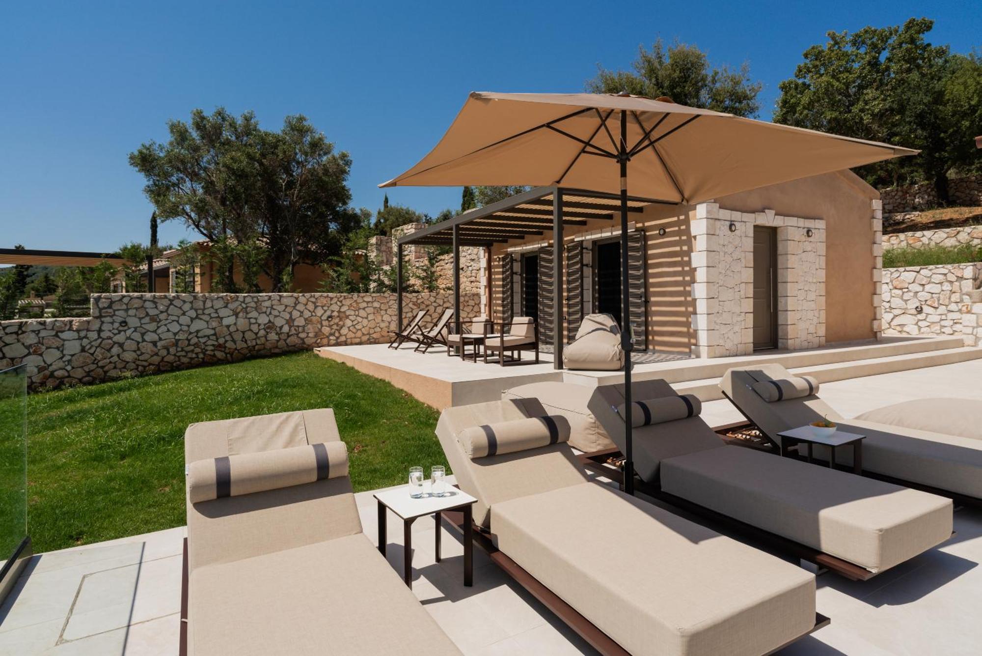 Fiscardo Sunny Villas Fiskardo Bagian luar foto